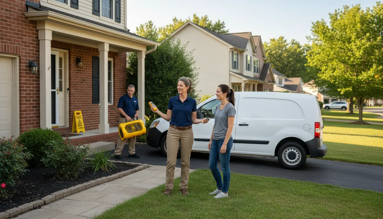 Water restoration image for Home Water Damage Repair in Grapevine, AR